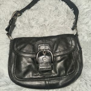 Coach shoulder bag 🖤Black 17"×12"